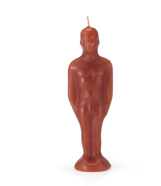 Male Image Candle Red-Psychic Conjure