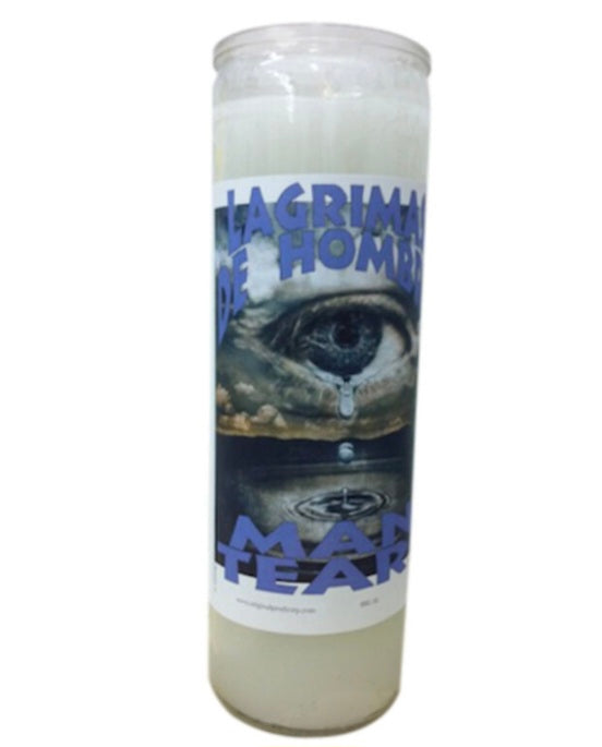 Man's Tears (Lagrimas de Hombre) Custom Scented Candle-Psychic Conjure