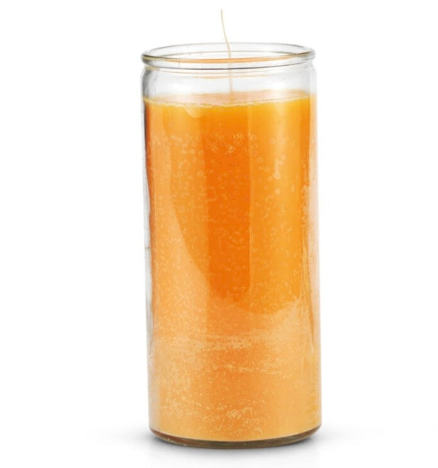 14 Day Plain Orange Candle-Psychic Conjure