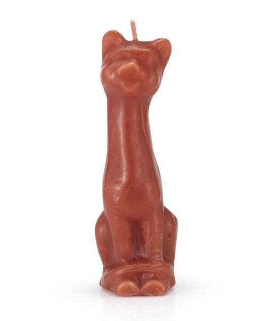 Cat Candle Red-Psychic Conjure