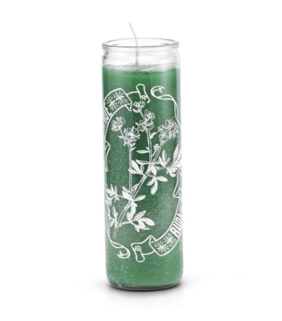 Rue (Ruda) 7 Day Scented Candle-Psychic Conjure