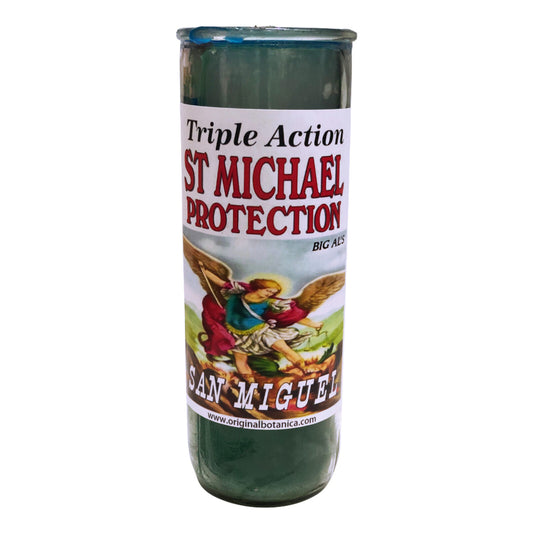 Saint Michael (San Miguel) Custom Big Al Candle-Psychic Conjure