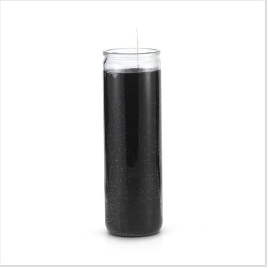 Black Plain 7 Day Candles-Psychic Conjure