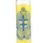 Cross of Caravaca 7 Day 1 Color Prayer Candle-Psychic Conjure