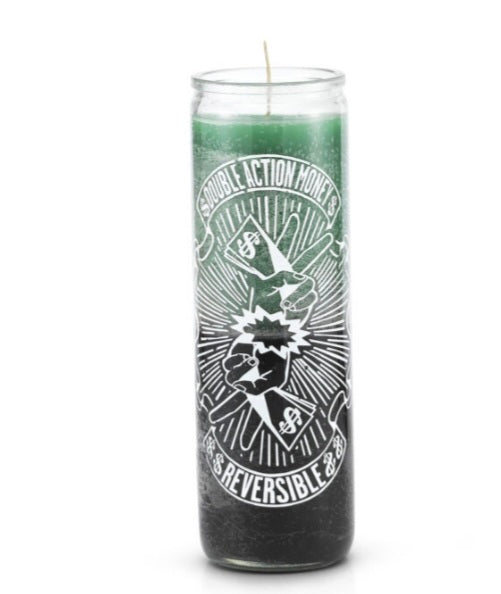 Double Action Money Multicolor 7 Day Prayer Candle-Psychic Conjure