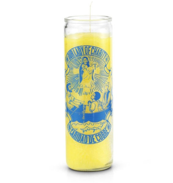 Caridad Del Cobre 7 Day Saint Candle Yellow-Psychic Conjure