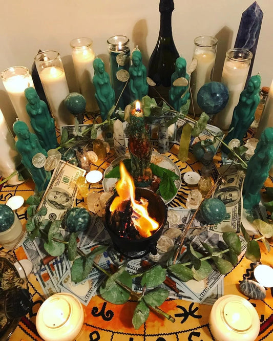 Prosperity Single Candle Ritual-Psychic Conjure