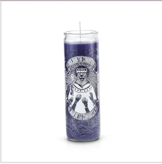 High John The Conqueror Candle 7 Day Purple-Psychic Conjure